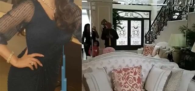 بالفيديو لجين عمران تستعرض قصرها وغرفتها الشبيهة بغرفة باريس هيلتون